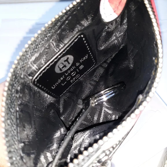 LODIS 💙 Colorful Leather Clutch Purse - Picture 3 of 5